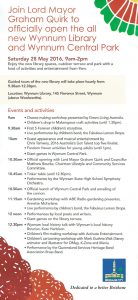 Wynnum Library Opening Flyer p1