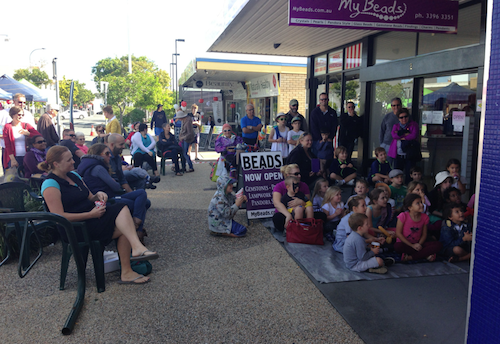 punch and judy at edith street market