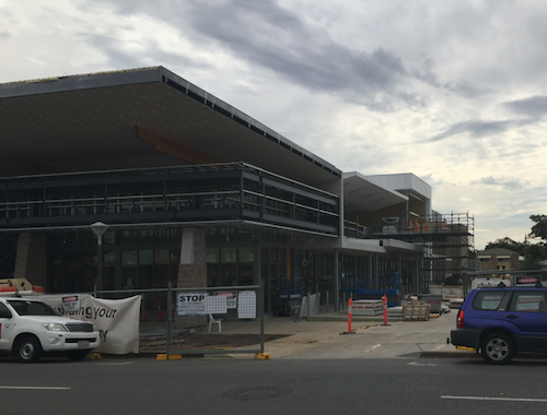 wynnum library under construction external